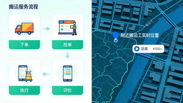搬运装卸服务调度系统